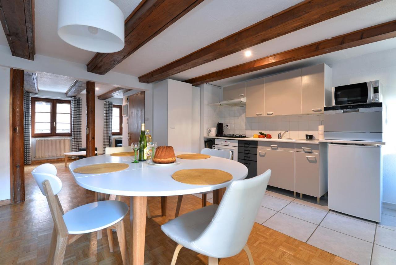Appartement La Grande Terrasse Du Centre Colmar Bagian luar foto