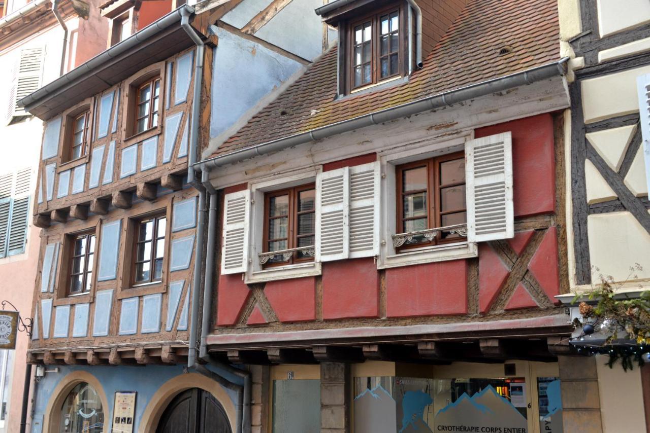 Appartement La Grande Terrasse Du Centre Colmar Bagian luar foto